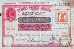 1 Rupee & 8 Annas 1944 (22 March)