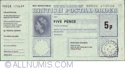 Image #1 of 5 Pence 1973 (3 iulie)