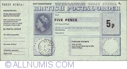5 Pence 1973 (5 iulie) - Data este aplicata incorect
