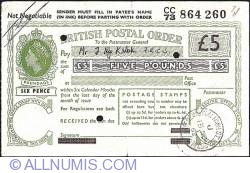 5 Pounds 1962 (15th. of November).