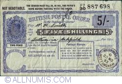5 Shillings 1953 (28th. of November)