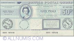 Image #1 of 50 Pence 1995 (9th. of March) - Serial numbers at bottom.