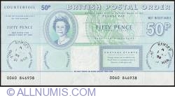 50 Pence 1998.